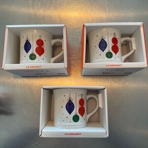 Le Creuset Festive Ornament Mug Trio